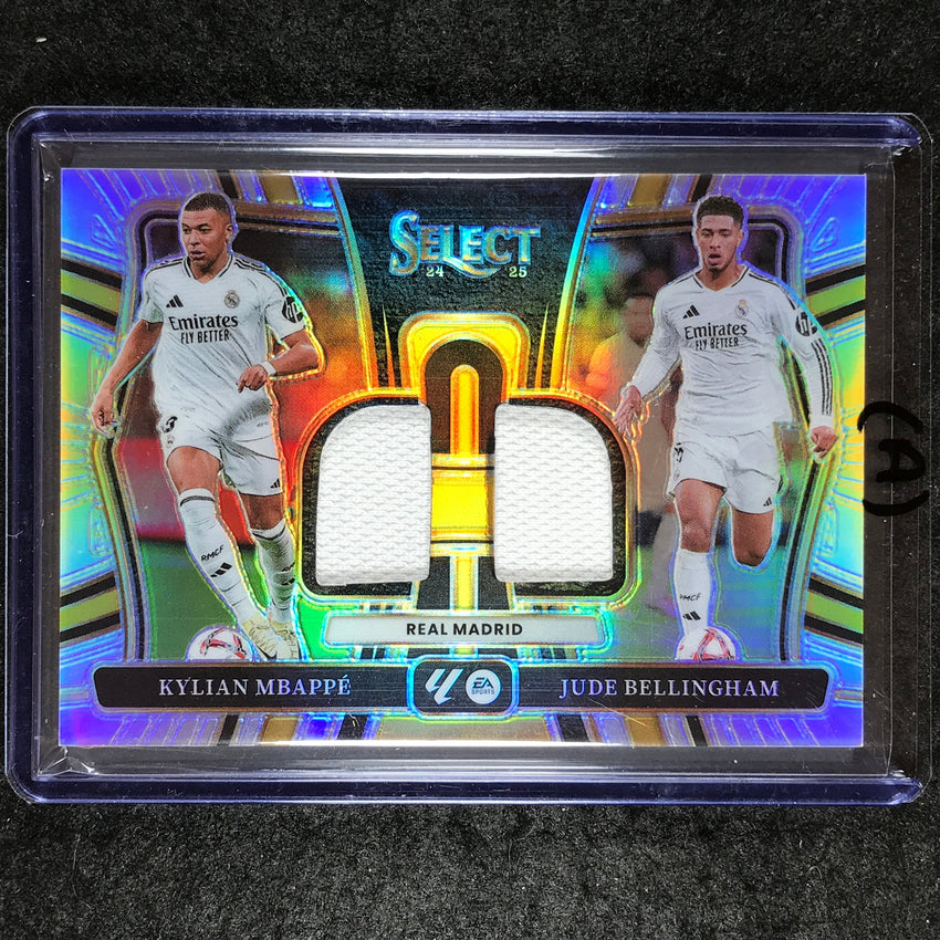 2024-25 Select La Liga KYLIAN MBAPPE BELLINGHAM Dual Swatches Jersey #RMA (A)