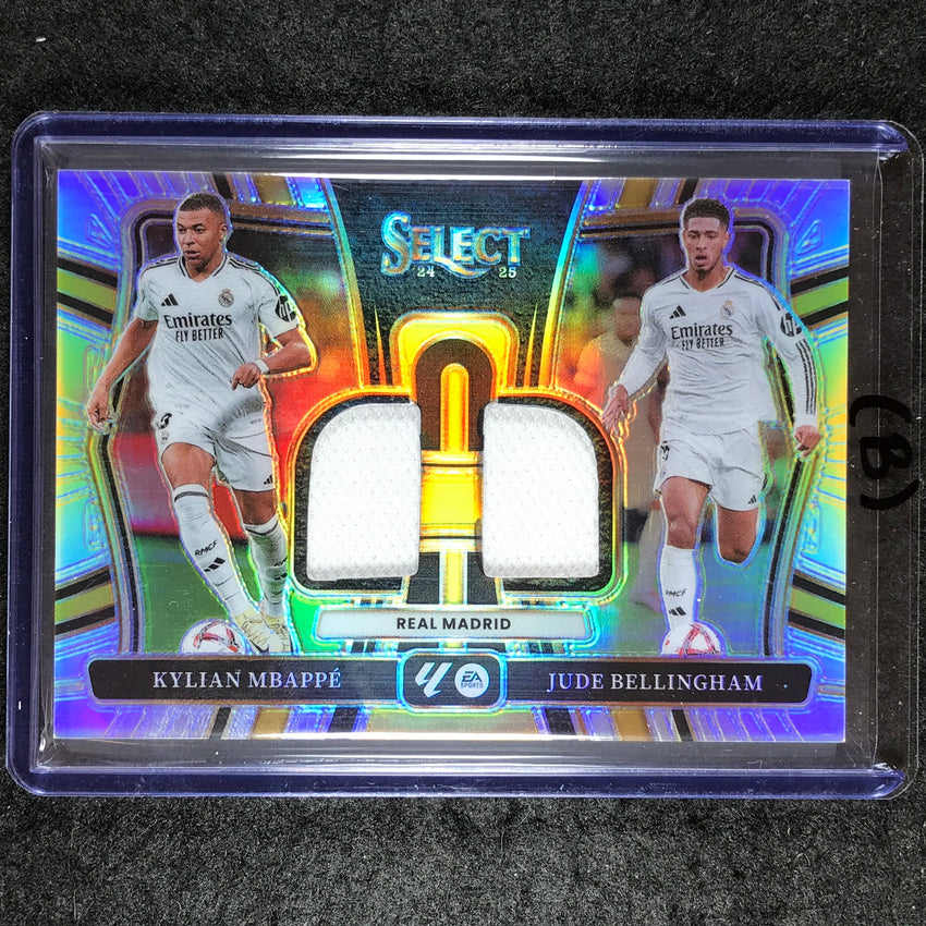 2024-25 Select La Liga KYLIAN MBAPPE BELLINGHAM Dual Swatches Jersey #RMA (B)