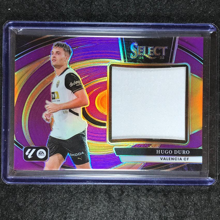 2024-25 Select La Liga HUGO DURO Jumbo Swatches Jersey Relic Purple 4/49