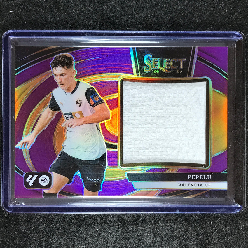 2024-25 Select La Liga PEPELU Jumbo Swatches Jersey Relic Purple 25/49