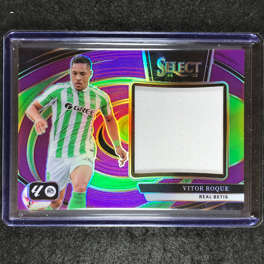 2024-25 Select La Liga VITOR ROQUE Jumbo Swatches Jersey Relic Purple 13/49