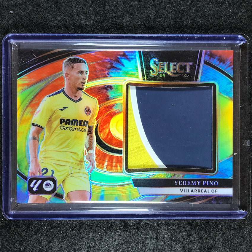 2024-25 Select La Liga YEREMY PINO Jumbo Swatches Patch Relic Tie-Dye 25/25