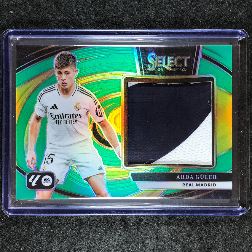2024-25 Select La Liga ARDA GULER Jumbo Swatches Patch Relic Green 2/5