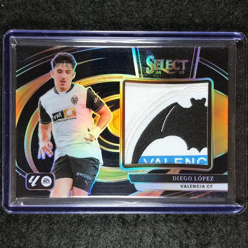 2024-25 Select La Liga DIEGO LOPEZ Jumbo Swatches Patch Relic Black 1/1