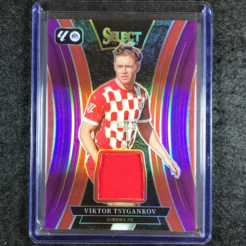 2024-25 Select La Liga VIKTOR TSYGANKOV Select Memorabilia Jersey Purple 32/49