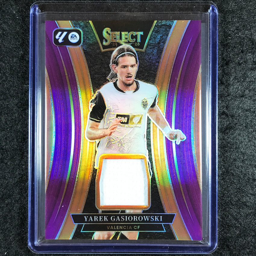 2024-25 Select La Liga YAREK GASIOROWSKI Select Memorabilia Jersey Purple 35/49