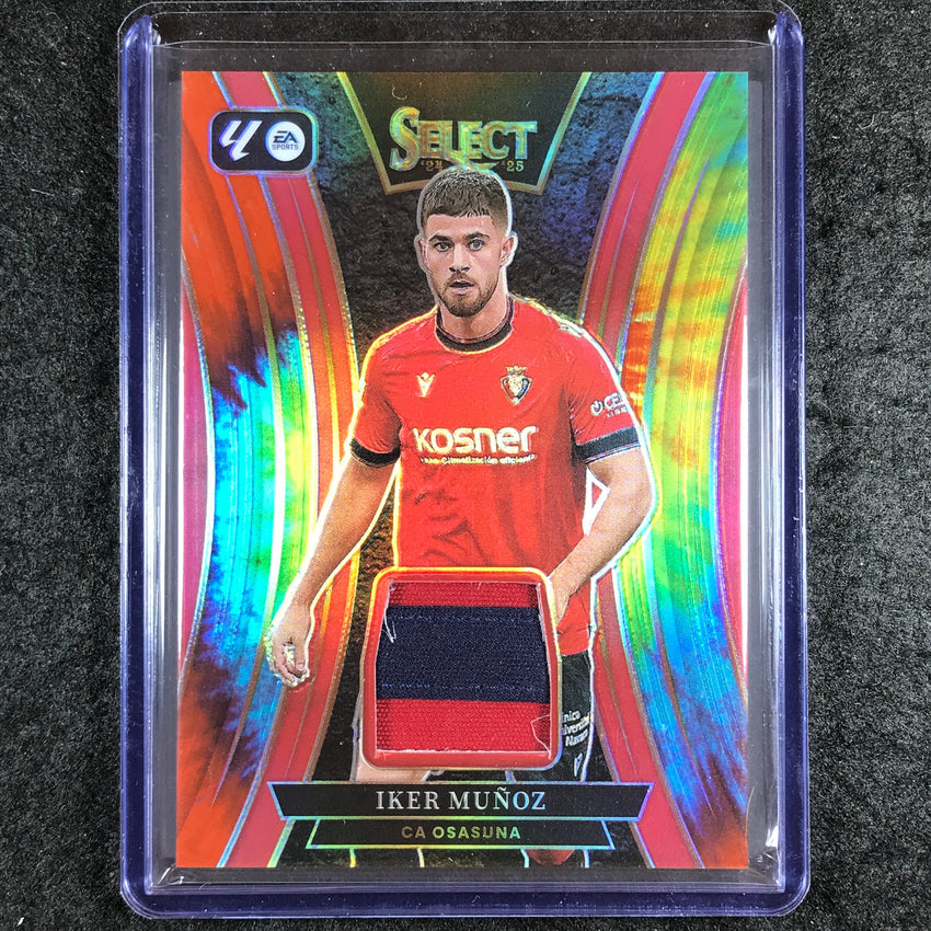 2024-25 Select La Liga IKER MUNOZ Select Memorabilia Patch Relic Tie-Dye 18/25