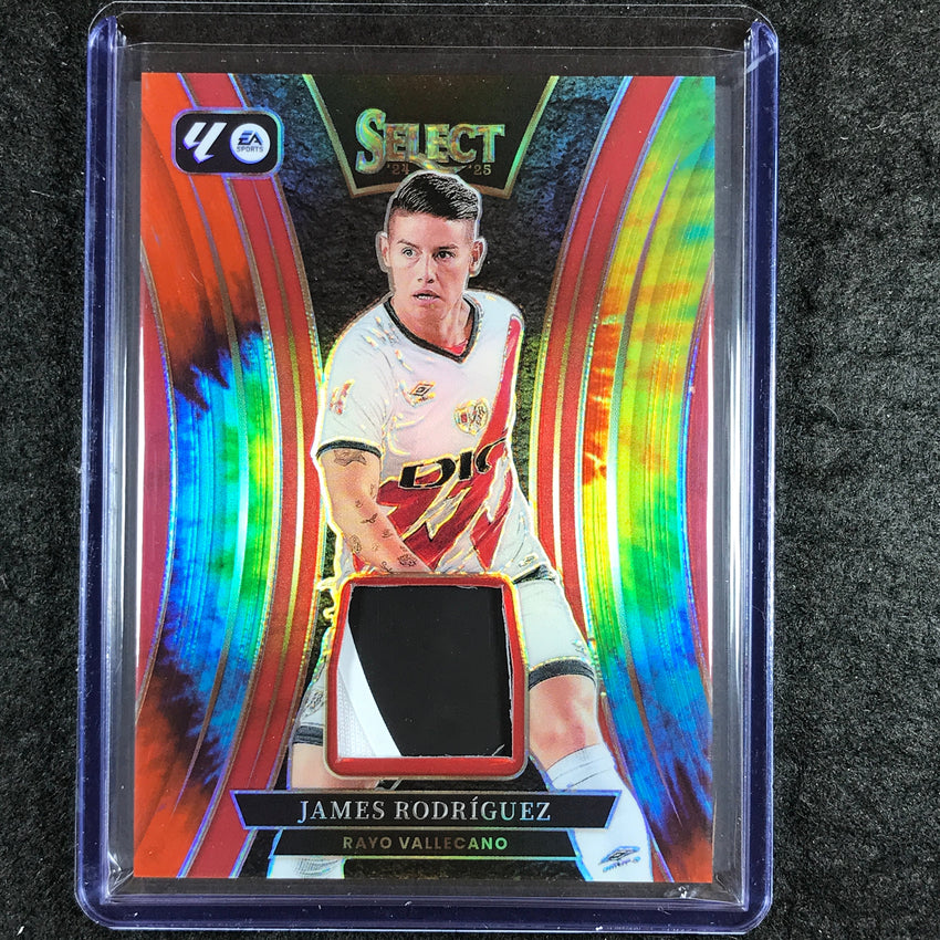 2024-25 Select La Liga JAMES RODRIGUEZ Select Memorabilia Patch Tie-Dye 23/25