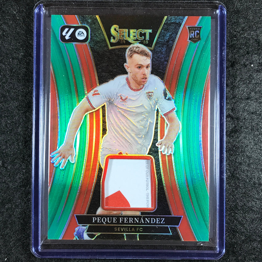 2024-25 Select La Liga PEQUE FERNANDEZ Select Memorabilia Rookie Patch Green 5/5