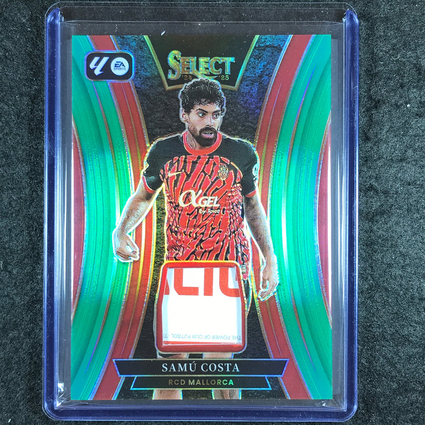2024-25 Select La Liga SAMU COSTA Select Memorabilia Patch Relic Green 1/5