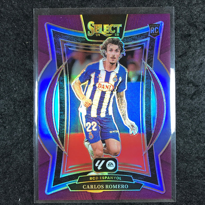 2024-25 Select La Liga CARLOS ROMERO Terrace Rookie Purple /99 #89