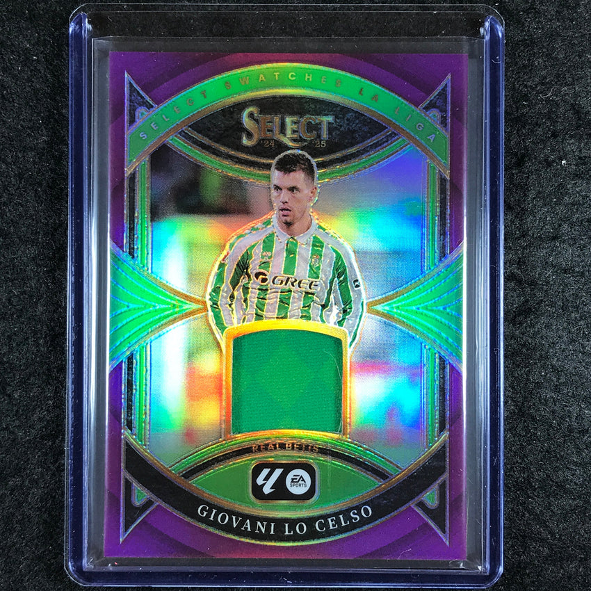 2024-25 Select La Liga GIOVANI LO CELSO Select Swatches Jersey Purple 28/49