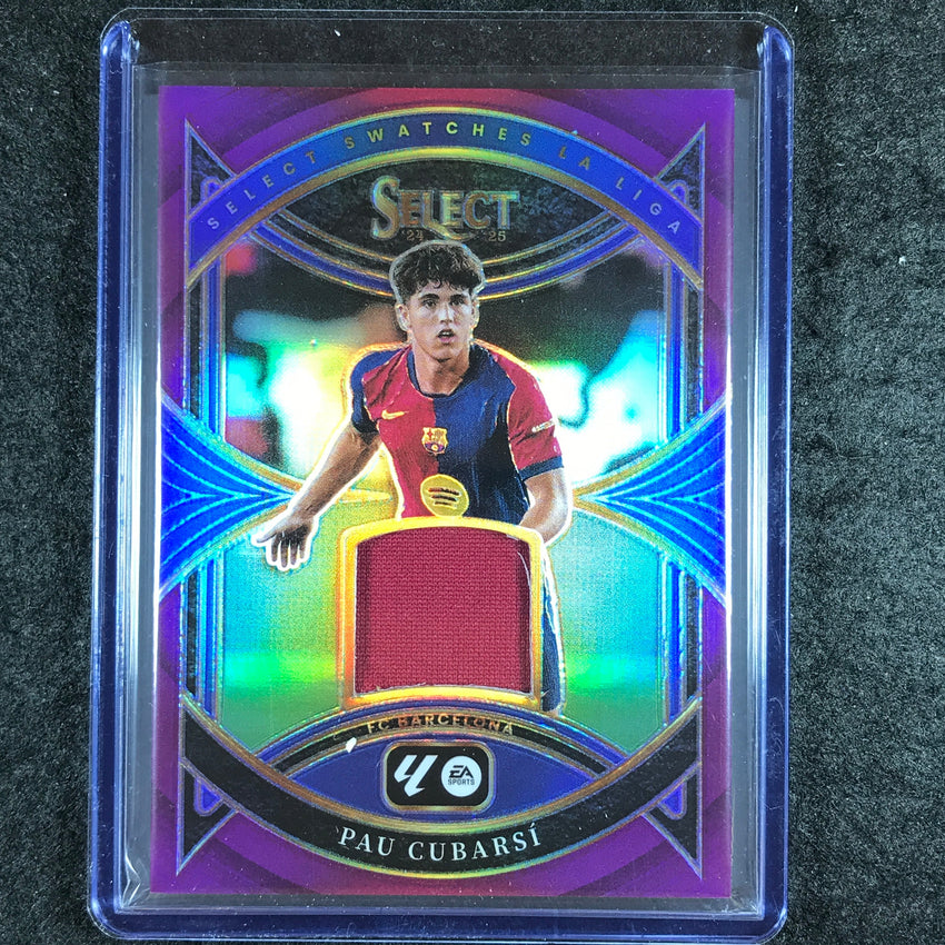2024-25 Select La Liga PAU CUBARSI Select Swatches Jersey Relic Purple 23/49