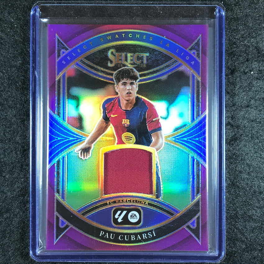 2024-25 Select La Liga PAU CUBARSI Select Swatches Jersey Relic Purple 36/49