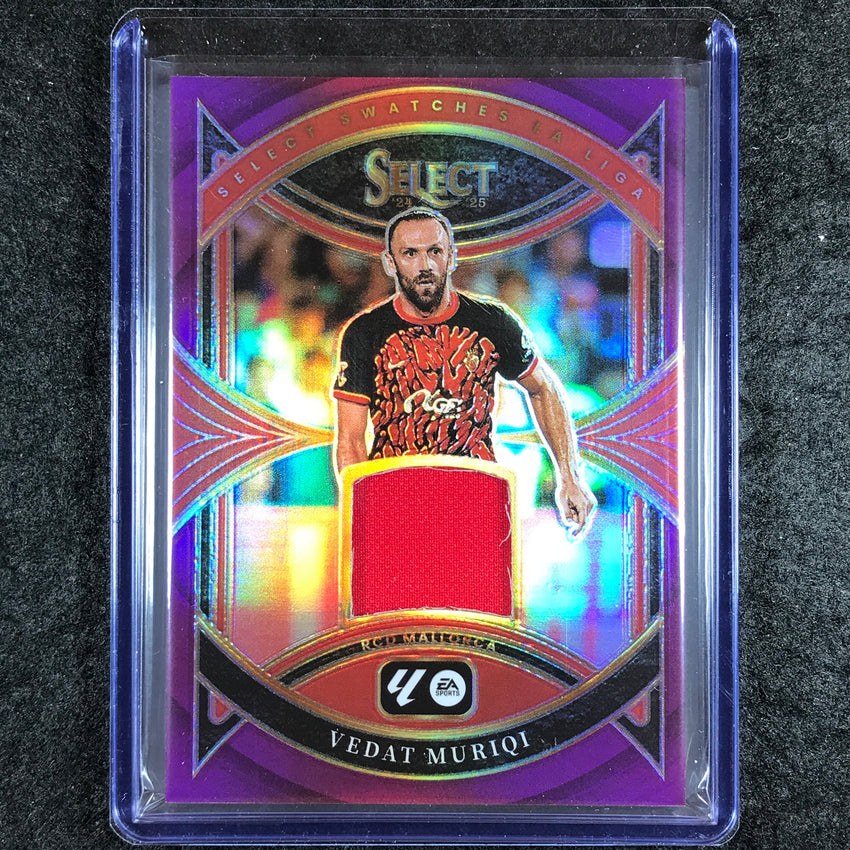 2024-25 Select La Liga VEDAT MURIQI Select Swatches Jersey Relic Purple 8/49