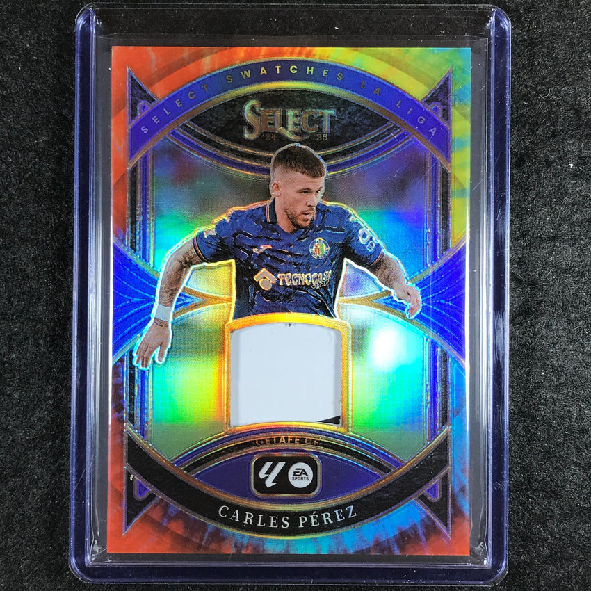 2024-25 Select La Liga CARLES PEREZ Select Swatches Patch Relic Tie-Dye 24/25