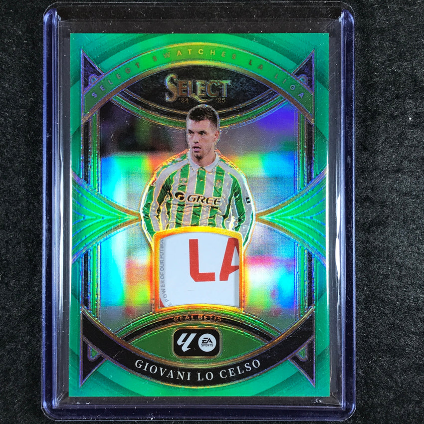 2024-25 Select La Liga GIOVANI LO CELSO Select Swatches Patch Relic Green 2/5