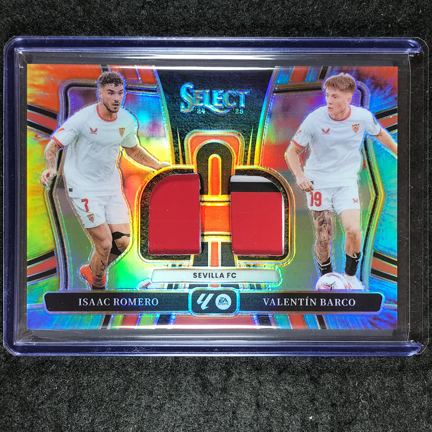 2024-25 Select La Liga ROMERO VALENTIN BARCO Dual Swatches Patch Tie-Dye 8/25