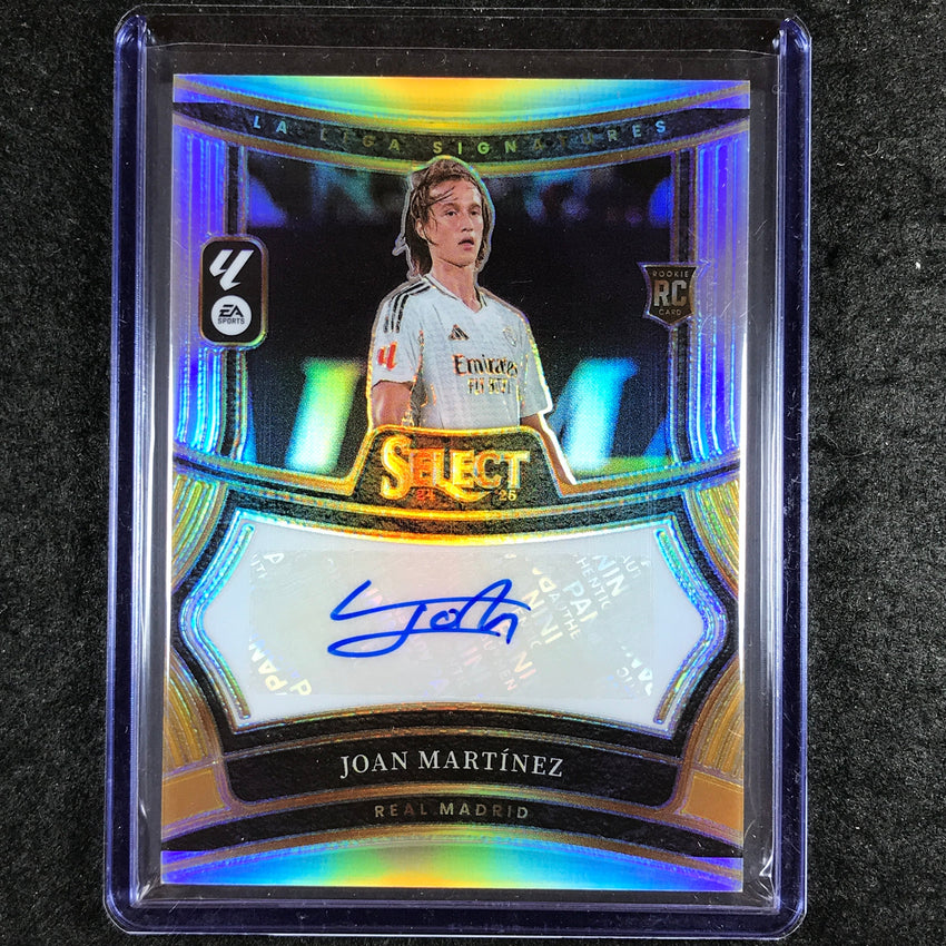 2024-25 Select La Liga JOAN MARTINEZ Signatures Rookie Auto Silver Prizm #JM