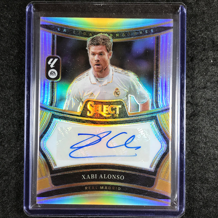 2024-25 Select La Liga XABI ALONSO Signatures Auto Silver Prizm #XA