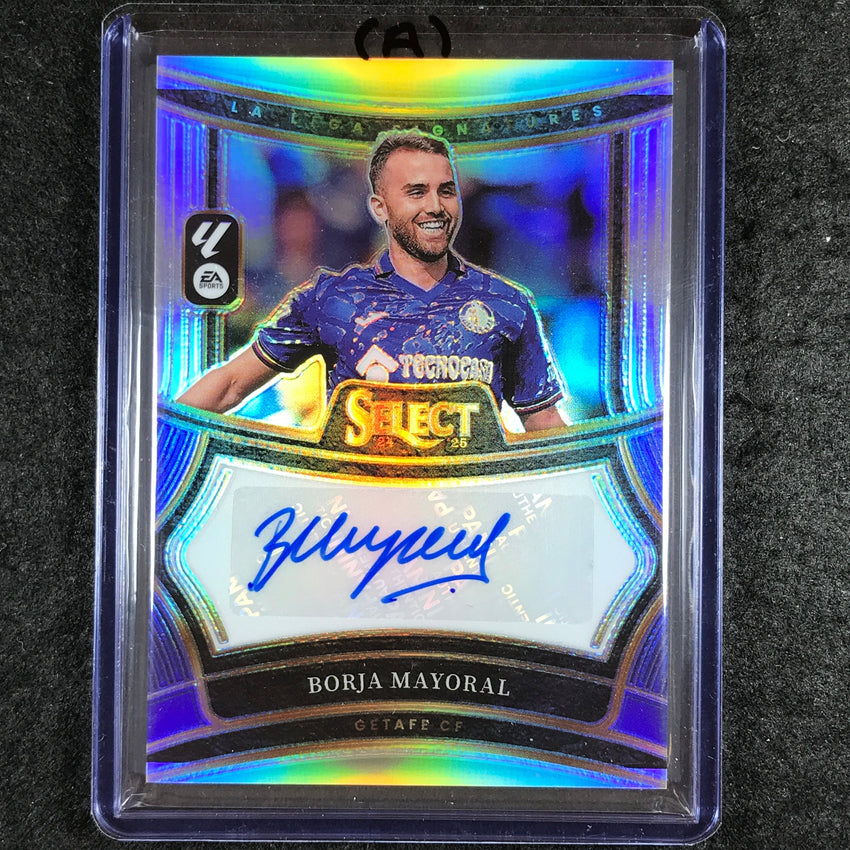 2024-25 Select La Liga BORJA MAYORAL Signatures Auto Silver Prizm #BM (A)