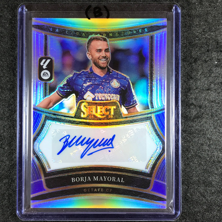 2024-25 Select La Liga BORJA MAYORAL Signatures Auto Silver Prizm #BM (B)