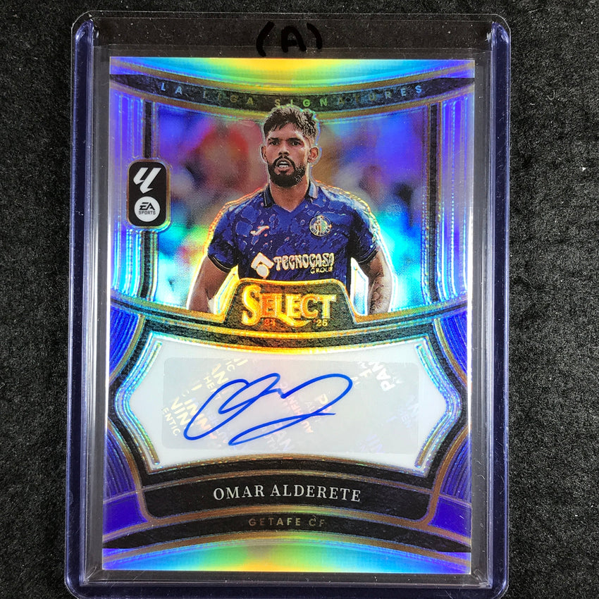2024-25 Select La Liga OMAR ALDERETE Signatures Auto Silver Prizm #OA (A)