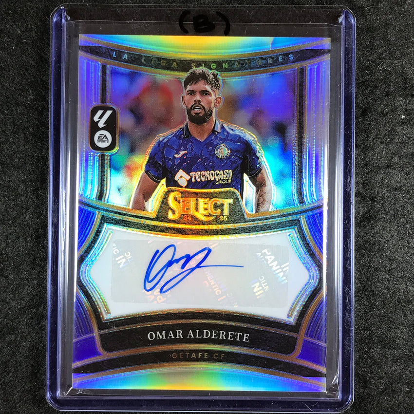 2024-25 Select La Liga OMAR ALDERETE Signatures Auto Silver Prizm #OA (B)