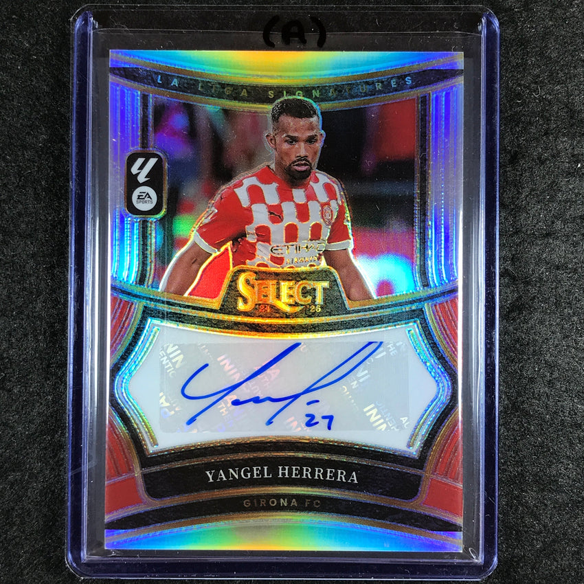 2024-25 Select La Liga YANGEL HERRERA Signatures Auto Silver Prizm #YH (A)