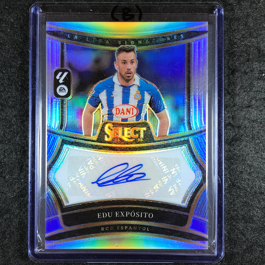 2024-25 Select La Liga EDU EXPOSITO Signatures Auto Silver Prizm #EE (B)