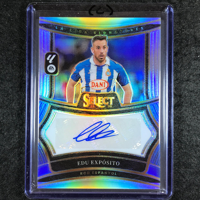 2024-25 Select La Liga EDU EXPOSITO Signatures Auto Silver Prizm #EE (C)