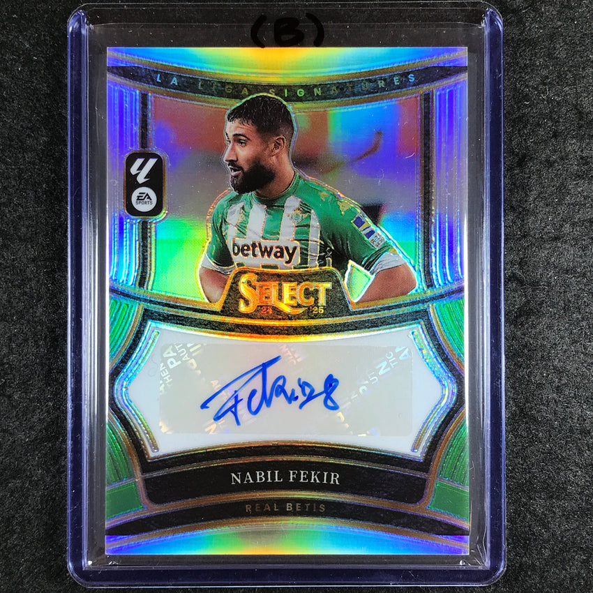 2024-25 Select La Liga NABIL FEKIR Signatures Auto Silver Prizm #NF (B)