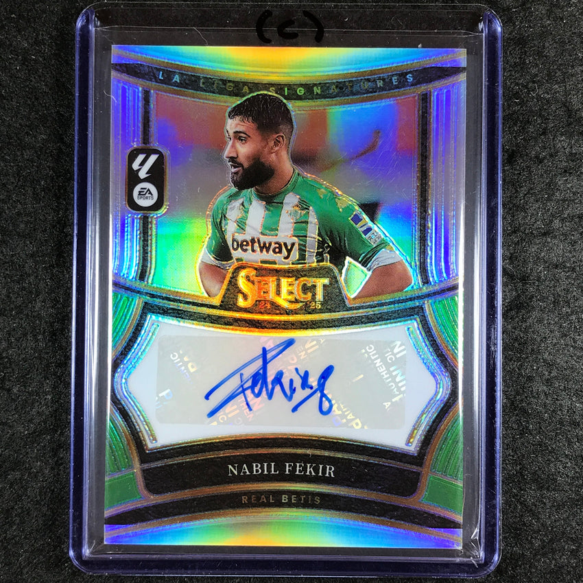 2024-25 Select La Liga NABIL FEKIR Signatures Auto Silver Prizm #NF (C)