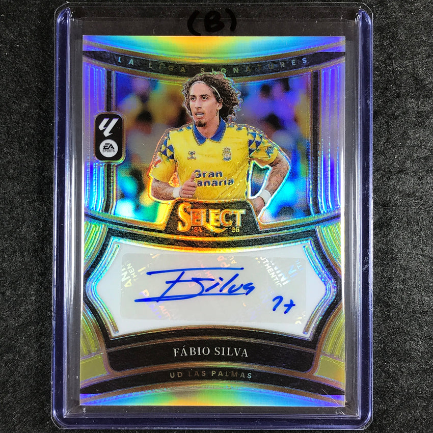 2024-25 Select La Liga FABIO SILVA Signatures Auto Silver Prizm #FS (B)