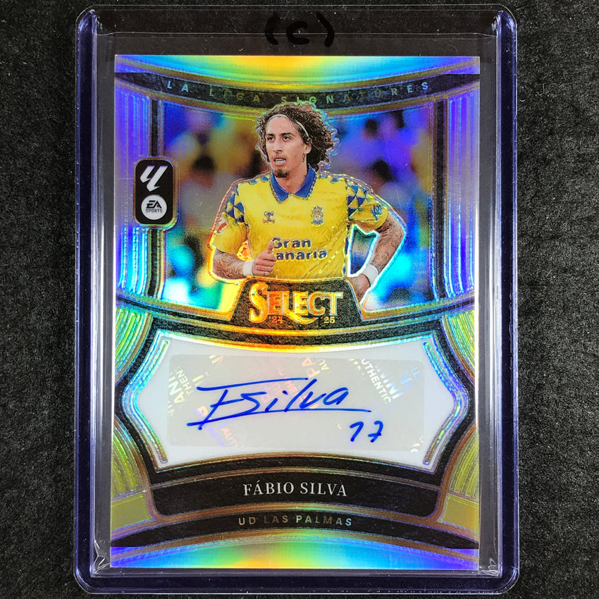 2024-25 Select La Liga FABIO SILVA Signatures Auto Silver Prizm #FS (C)