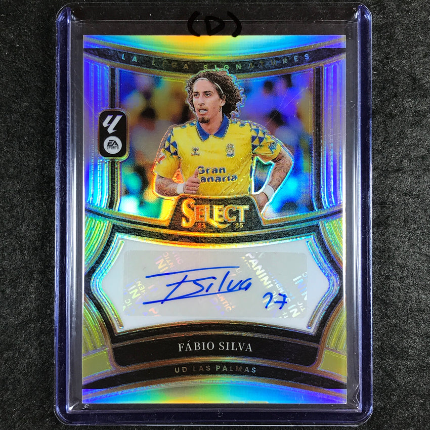 2024-25 Select La Liga FABIO SILVA Signatures Auto Silver Prizm #FS (D)