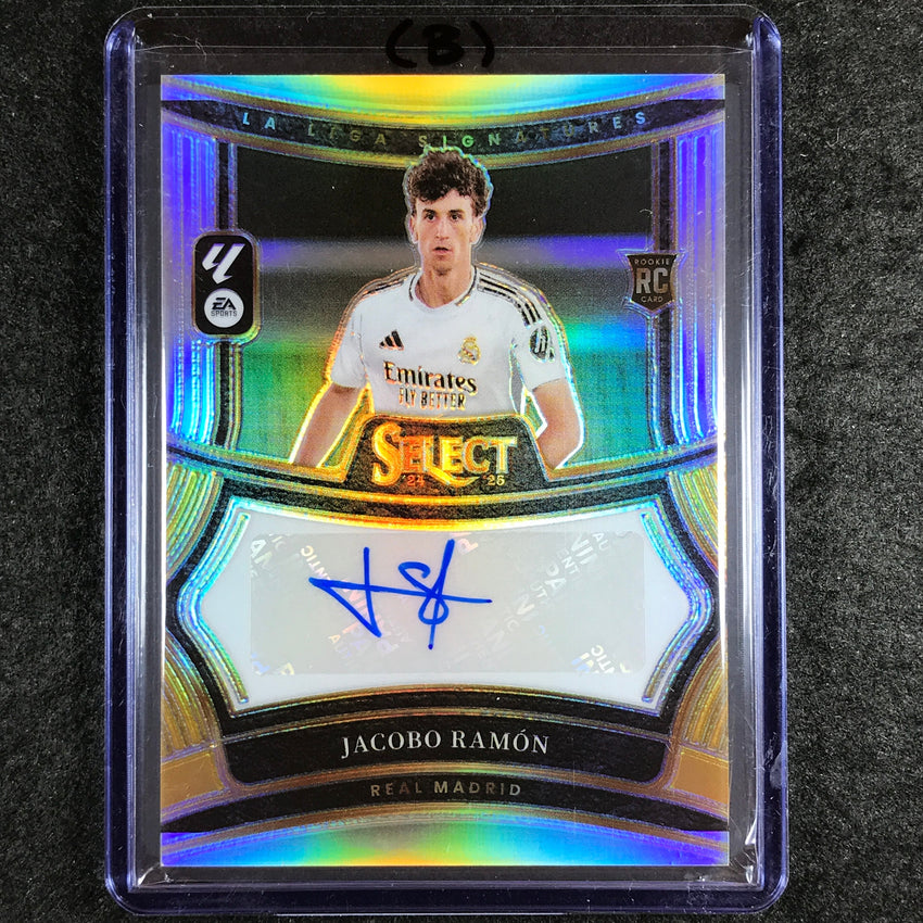 2024-25 Select La Liga JACOBO RAMON Signatures Rookie Auto Silver Prizm #SS (B)