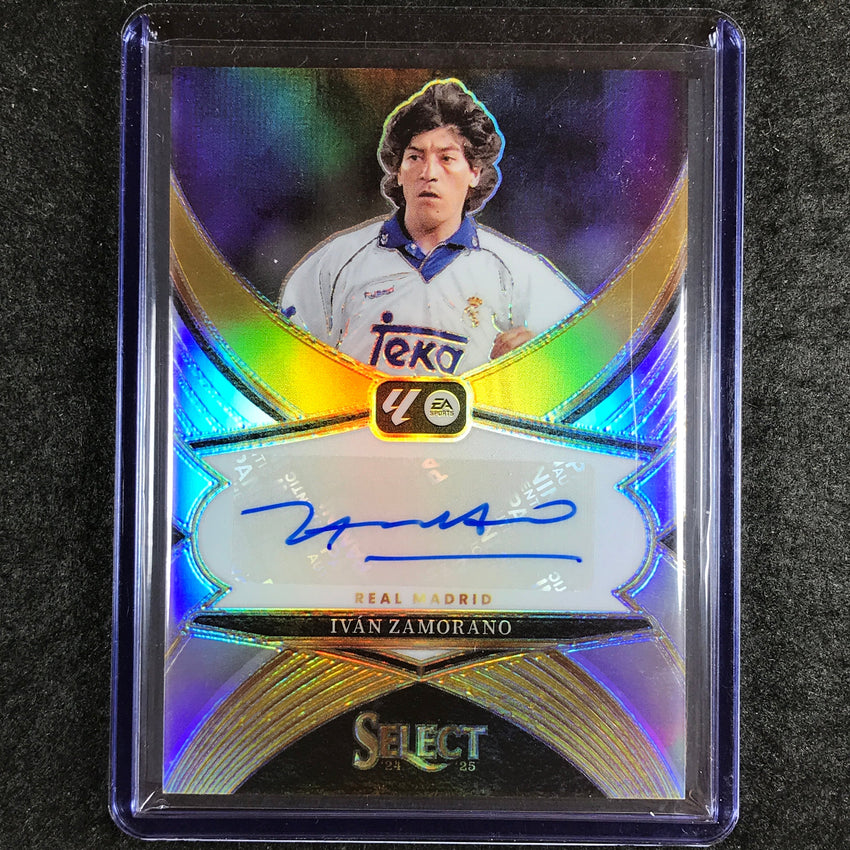 2024-25 Select La Liga IVAN ZAMORANO Select Signatures Auto Silver Prizm #BAM