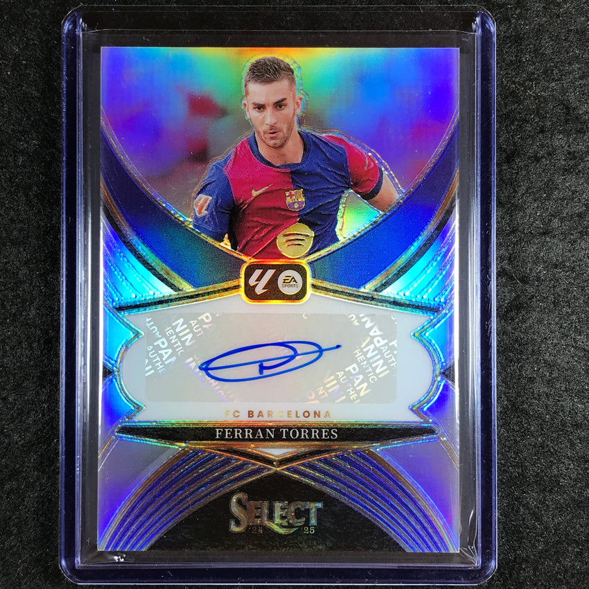 2024-25 Select La Liga FERRAN TORRES Select Signatures Auto Silver Prizm #FT