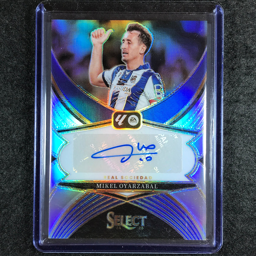 2024-25 Select La Liga MIKEL OYARZABAL Select Signatures Auto Silver Prizm #MO