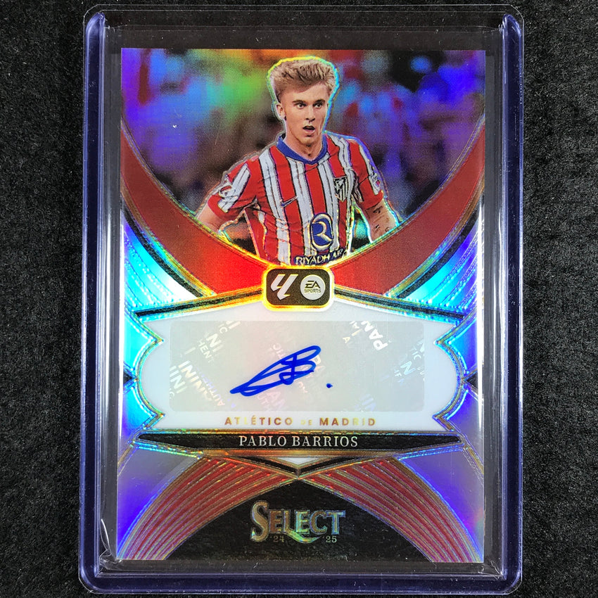 2024-25 Select La Liga PABLO BARRIOS Select Signatures Auto Silver Prizm #PB