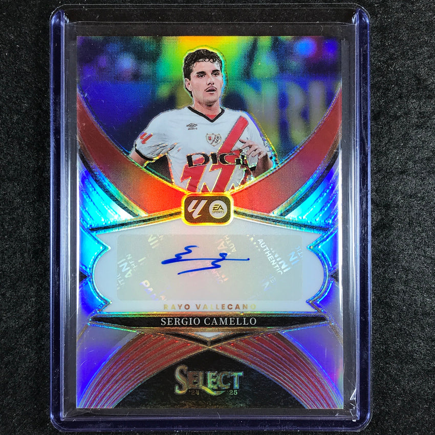 2024-25 Select La Liga SERGIO CAMELLO Select Signatures Auto Silver Prizm #SC