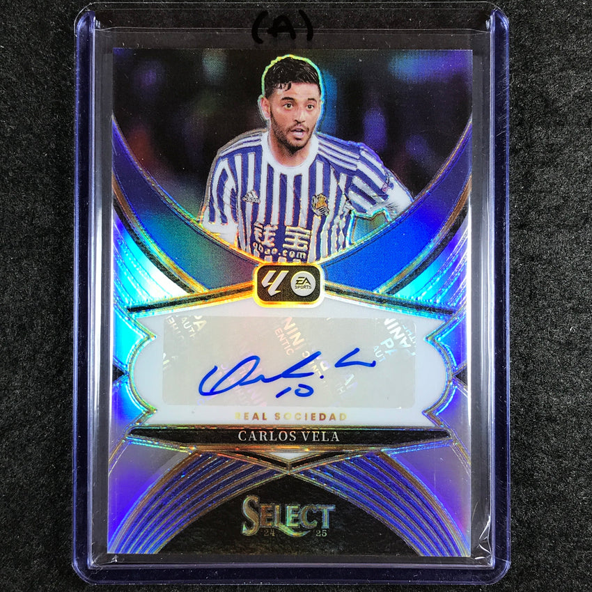 2024-25 Select La Liga CARLOS VELA Select Signatures Auto Silver Prizm #CV (A)