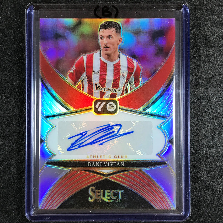 2024-25 Select La Liga DANI VIVIAN Select Signatures Auto Silver Prizm #DVI (B)