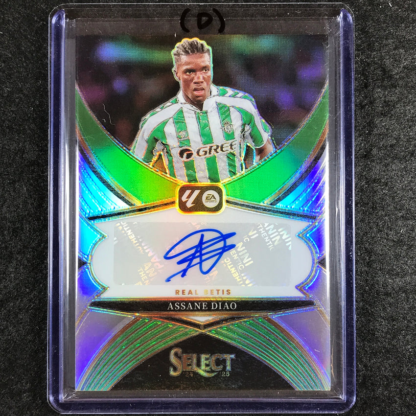 2024-25 Select La Liga ASSANE DIAO Select Signatures Auto Silver Prizm #AD (D)