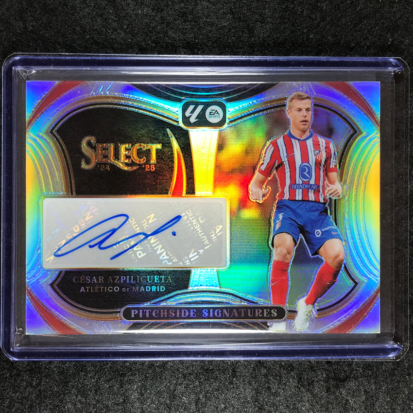 2024-25 Select La Liga CESAR AZPILICUETA Pitchside Signatures Auto Silver #CA