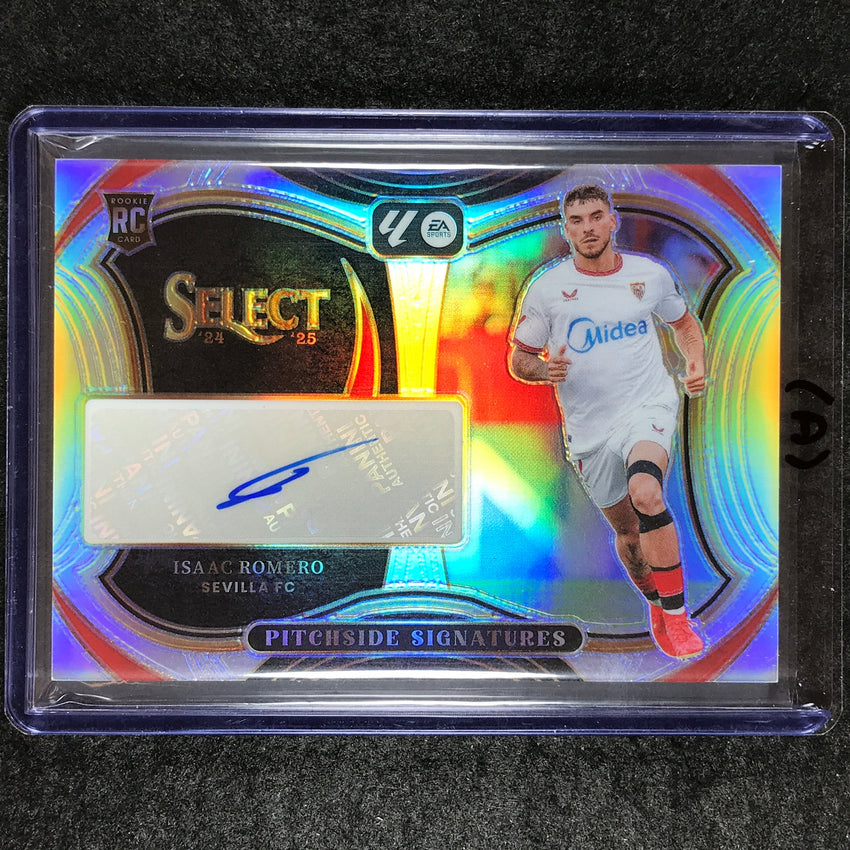 2024-25 Select La Liga ISAAC ROMERO Pitchside Signatures Auto Silver #IR (A)