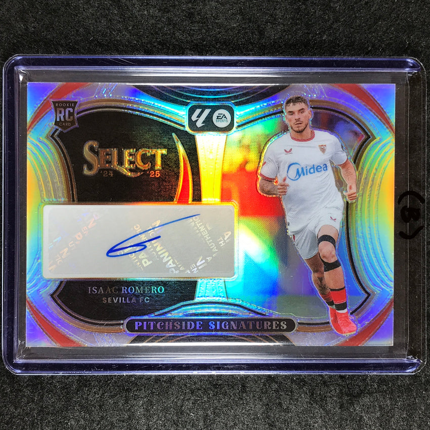 2024-25 Select La Liga ISAAC ROMERO Pitchside Signatures Auto Silver #IR (B)