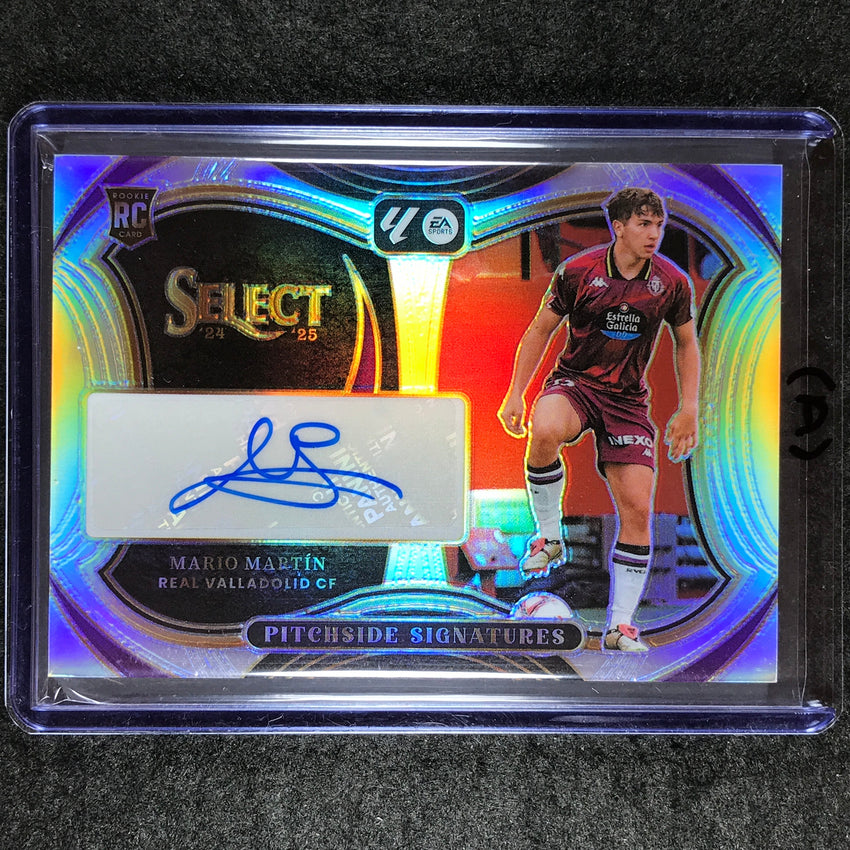 2024-25 Select La Liga MARIO MARTIN Pitchside Signatures Auto Silver #MM (A)