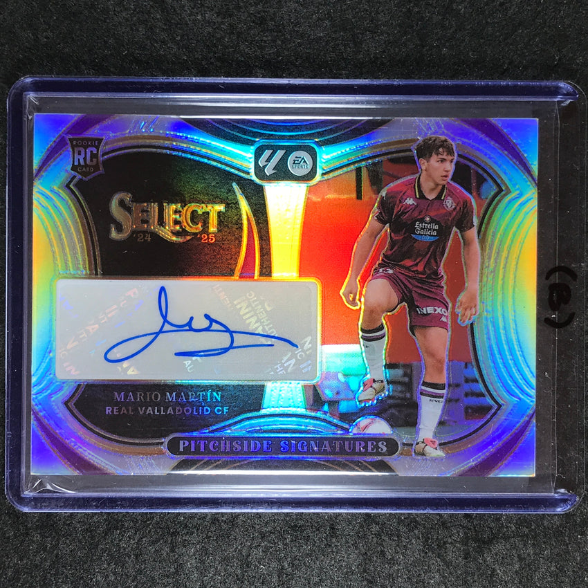 2024-25 Select La Liga MARIO MARTIN Pitchside Signatures Auto Silver #MM (B)